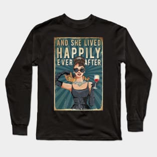 And She Lived Happily Ever After Cats Long Sleeve T-Shirt